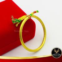 ราคา กำไลข้อมือ พญานาค เรียกทรัพย์ เสริมบารมี เสริมโชคลาภ เงินทอง ร่ำรวย สวยสะดุดตา ตัวเรือนทองเหลืองลงยา ชุบทองไมครอนหนา (10161077013)
