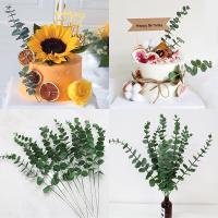 ราคา ตกแต่งเค้กดอกไม้แห้งตกแต่งเบเกอรี่ใบยูคาลิปตัสตกแต่งวันเกิดหมวกเค้ก แฝด ตกแต่งเค้ก (12688337660)