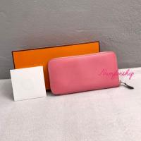 ราคา Hermes Zippy Silk In Wallet Pink มือสองสภาพ70% (25687382633)