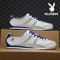 ราคา รองเท้าผู้ชาย Playboy กีฬาระบายอากาศรองเท้าสีขาว (22560310298)