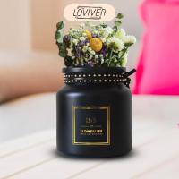 ราคา LOVIVER แจกันดอกไม้บ้านกระถางดอกไม้บ้านไร่มินิมอลตกแต่งโต๊ะแจกันแก้ว (28971705964)