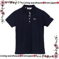 ราคา hello from japan FILA Women's Polo Shirt - Short & Long Sleeve, Quick-Dry Cotton, 2 Styles, Simple Design with Embroidery, Golf & Tennis Top (27384781077)