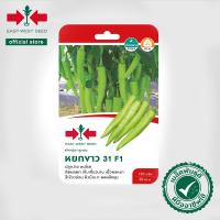 ราคา ศรแดง เมล็ดพันธุ์พริกหนุ่ม หยกขาว31F1 (East-West Seed) ผักสวนครัว เมล็ดพันธุ์ ตราศรแดง (7635824227)