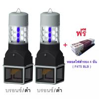 ราคา [++ส่งฟรี/ไม่ใช้โค๊ด++] เครื่องดักยุง มีทู ที่ดักยุง โคมไฟดักยุงแบบพัดลมดูด แพ็กคู่สุดคุ้ม (สีบรอนซ์/ดำ+บรอนซ์/ดำ) (1435825195)
