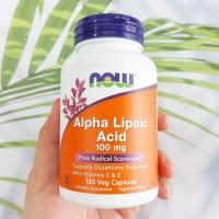 ราคา Alpha Lipoic Acid 100mg 120 Veg Capsules (Now Foods®) กรดอัลฟาไลโปอิก #ALA สารต้านอนุมูลอิสระ Universal Antioxidant (5104936365)