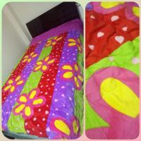 ราคา ผ้าห่มนวม ปูรองนอนได้ คลุมเตียงได้ค่ะ 5.5 ฟุตมือสอง(ทำความสะอาดแล้วค่ะ) (9996498373)