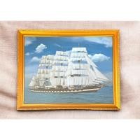 ราคา กรอบรูปโฟโต้สีทอง ภาพมงคลเรือสำเภา ขนาด 16*20' รูปพร้อมกระจก (27906109536)