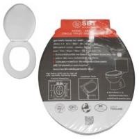 ราคา ชุดฝาชักโครก ฝารองนั่งชักโครก ทรงกลม สีขาว แดง ฟ้า น้ำเงิน เกรดดี ใส่ได้ทุกรุ่น ทุกยี่ห้อ พร้อมอุปกรณ์ติดตั้ง (3432321663)