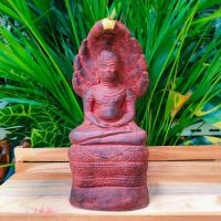 ราคา [nachariti]พระนาคปรกศิลปะขอม หลวงพ่อศิลา มวลสารเนื้อหินศิลาแลง หน้าตัก5นิ้ว เก่าขลังผสมมวลสาร เข้มขลังงดงามหน้าบูชา (20077629166)