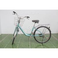 ราคา จักรยานแม่บ้านญี่ปุ่น - ล้อ 24 นิ้ว - ไม่มีเกียร์ - อลูมิเนียม - Bridgestone - สีเขียว [จักรยานมือสอง] (20221448474)