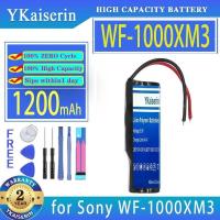 ราคา YKaiserin WF1000XM3 แบตเตอรี่ (14430 2 สาย) 1200mAh สำหรับ Sony WF-1000XM3 กล่องชาร์จ Bateria (24584313004)