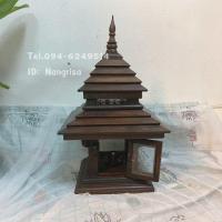 ราคา โคมไฟไม้สัก โคมไฟหัวเสา โคมไฟสนาม (งานไม้สักแท้) (9972983648)