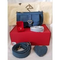 ราคา กระเป๋าสะพายหัวใจ จากร้านโพนี่โพนี่ (25374042397)