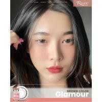 ราคา คอนแทคเลนส์✨ขนาดบิ๊กอายโตมาก✨ Glamour) สี : Brown / Gray (28184721558)