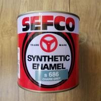 ราคา สีน้ำมันสีเทาเบอร์​ S686 สีเคลือบเงา​ ยี่ห้อ​ SEFCO​ ขนาด​0.85ลิตร​หรือขนาด1/4 (5761203716)