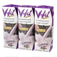 ราคา V-fit วีฟิท เครื่องดื่มธัญญาหารน้ำนมข้าวไรซ์เบอร์รี่ สีม่วง ขนาด 250 มล. * แพ็ค 3 (24016608142)