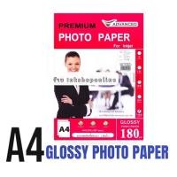 ราคา ADVANCED กระดาษโฟโต้ ผิวมันเงา กันน้ำ 180แกรม A4 100แผ่น A4 กระดาษ ปริ้นรูป อิงค์เจ็ท GLOSSY PHOTO PAPER (4230455357)