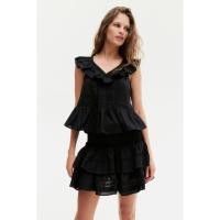 ราคา H&M(เอชแอนด์เอ็ม) กระโปรงชั้นตกแต่งด้วยลูกไม้ ผู้หญิง 1271528_1 (43002150937)