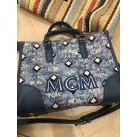 ราคา กระเป๋า mcm ผ้าทอ สีน้ำเงิน (18757167116)