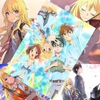 ราคา 【ของใช้ต่างๆ ที่หรูหรา】โปสเตอร์ Your Lie in April อาริมะ โคเซ ไมซาโนะ คาโอรุ สินค้าอนิเมะ สติ๊กเกอร์ติดผนังความละเอียดสู (40508328458)