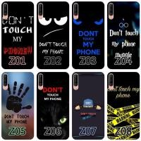 ราคา For Wiko View 4 View4lite Case Dont Touch My Phone Protective shell casing Colorful Cartoon Pattern soft TPU Back cover for Wiko View 4 Lite handphone case (5982619644)