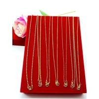 ราคา สร้อยคอทองหุ้ม, หุ้มทองคำแท้ ลวดลายและสีเหมือนทองเยาวราช (28404996101)