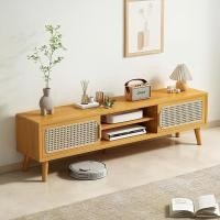 ราคา ตู้ทีวี/ชั้นวางทีวีไม้ห้องนั่งเล่นที่ทันสมัยเรียบง่ายเข้าสู่ระบบลมหวายทอประตูบานเลื่อนทีวีสื่ (29428467153)