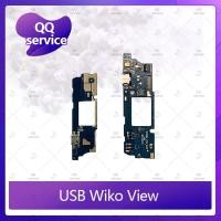 ราคา USB Wiko View อะไหล่สายแพรตูดชาร์จ แพรก้นชาร์จ Charging Connector Port Flex Cable（ได้1ชิ้นค่ะ) QQ service (4920169568)