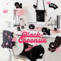 ราคา ‍⬛KAKAO FRIENDS Black Choonsik Collection สายคล้อง+คลีนเนอร์มือถือ / พวงกุญแจ (26033427023)