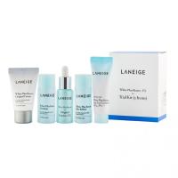 ราคา Laneige White Dew Trial Kit (5 Items) บำรุงและปกป้องผิวให้กระจ่างใสอย่างเป็นธรรมชาติ ด้วยเซ็ตผลิตภัณฑ์ดูแลผิวหน้า 5 ชิ้น (1785153401)