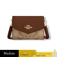 ราคา กระเป๋าสตางค์ COACH CU172 MINI ENVELOPE WALLET WITH STRAP IN SIGNATURE CANVAS (IME74) (29318276010)