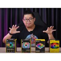 ราคา แพ็ครวม Corsair FAN iQUE QL120 ML120ELITE LL120 RGB ถูกที่สุดในโลกเเล้ว (22786452991)