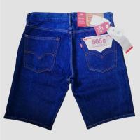 ราคา กางเกงยีนส์ขาสั้น ทรงกระบอกเล็ก Levi's 505C Men shorts (Customized Slim) Straight Leg, Zip-Fly (29812848488)
