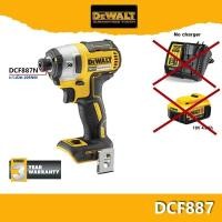 ราคา ดอกไขควง Dewalt ไขควงกระแทกไร้สาย 18V แรงบิด205NM DCF887N DCF887 (19187501346)