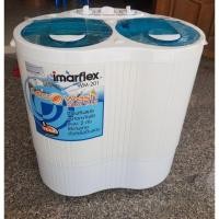 ราคา เครื่องซักผ้าถังคู่ฝ่าบน IMARFLEX รุ่น WM-201 (29059851047)
