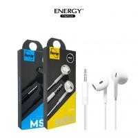 ราคา หูฟัง สมอลทอร์ค 3.5mm. มีปุ่มปรับเสียง เสียงดีมาก ของแท้ ยี่ห้อ energy (40559210693)