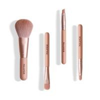 ราคา NO MAANGE 4 ชิ้นแบบพกพามินิเครื่องสำอางชุดแปรงผู้หญิงแต่งหน้าปัดแก้มแป้งอายแชโดว์เครื่องมือ (3450780650)