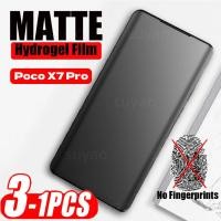 ราคา สําหรับ Xiaomi Poco X7 Pro X7Pro X 7 5G 2025 9D ฟิล์มนิรภัย Matte Glass PocoX7 PocoX7Pro X6 9H Bright Edged พื้นผิวโค้ง Frosted Edge กาวป้องกันหน้าจอ Scratch คลุมทั้งหมด (28322406409)