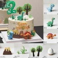 ราคา การ์ตูนไดโนเสาร์เค้กด้านบนป่าไข่ไดโนเสาร์ยางนุ่มตกแต่งเค้กวันเกิด (41357947111)