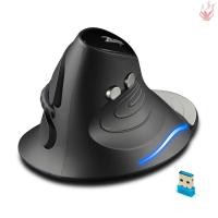 ราคา Char--zelotes F-17 เมาส์แนวตั้ง 2.4GHz เมาส์สําหรับเล่นเกมไร้สาย 6 คีย์ Ergonomic Optical Mice พร้อม 3 ปรับความเร็วได้สําหรับแล็ปท็อปพีซี (24441169551)