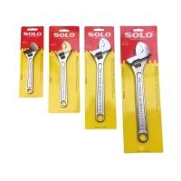 ราคา ** ของแท้ ** SOLO ประแจเลื่อน No.624 ประแจเลื่อน ขนาด 6" 8" 10" 12" (25792535330)