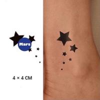 ราคา Mars Tattoo NEW Technology - รอยสักกึ่งถาวร-lasting 2 สัปดาห์, สติกเกอร์รอยสักชั่วคราว, Star MNF021 (18841698576)