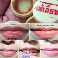 ราคา 4 ชิ้น 100฿ !! สีผึ้งแม่เลียบแบบตลับ ขนาด 3 g ของแท้ 100% (23482458)