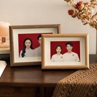ราคา เฟรมรูปถ่ายไม้ขนาด 6 นิ้วใบรับรองการจัดงานแต่งงานภาพถ่ายผนังกรอบผนังวางเปลือกหอยเปลือกหอยตัวอย่างดอ (26730803082)