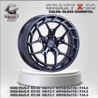 ราคา ล้อแม็กซ์ GRAXY X-99ขอบ18 5รู112 กว้าง8.5นิ้ว ET35ล้อแม็กซ์ใส่รถเก๋งงานคุณภาพแข็งแรงและสวยงาม(ราคา4ล้อ)สินค้าพร้อมจัดส่ง (28088489834)
