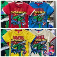 ราคา เสื้อเด็กมาเวลซุปเปอร์ฮีโร่ แต่งขอบแขนพิเศษ ลิขสิทธิ์แท้มาเวล MS04 (22927627375)