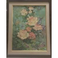 ราคา ภาพวาดสีน้ำมัน ดอกไม้ป่า (42150609771)