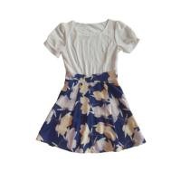 ราคา เดรสกระโปรงลายดอก size S (มือสอง) (18790959834)