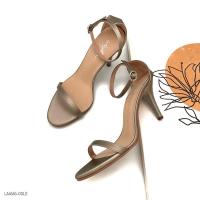 ราคา รองเท้าส้นสูงสีทอง ไซส์ 38 [มือสอง] (27522544552)