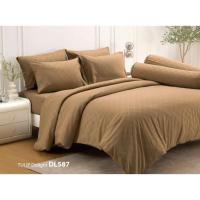 ราคา ลิขสิทธิ์แท้%DL587 : TULIP DELIGHT (EMBOSS) ชุดเครื่องนอนทิวลิป รุ่นดีไลท์ (สีพื้น-อัดลาย) ผ้าปูที่นอน 3.5 , 5 , 6 ฟุต (1485291357)